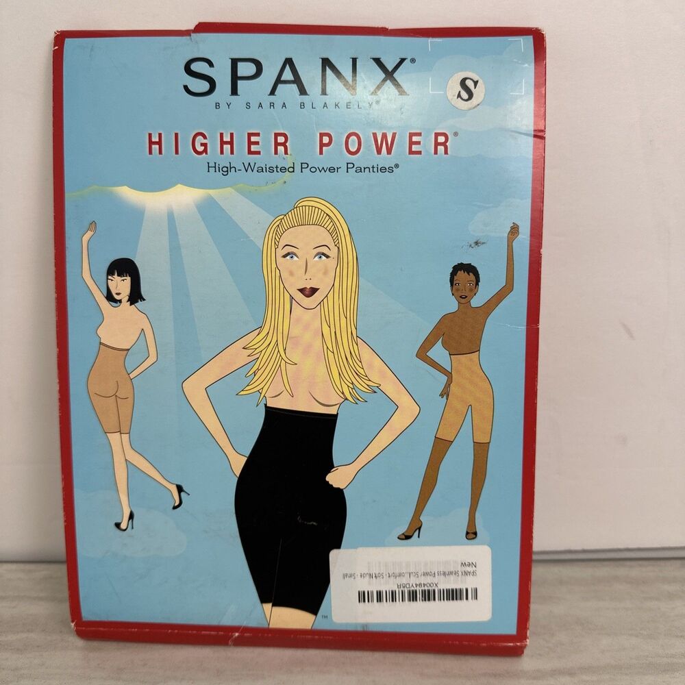 SPANX Soft Nude Higher Power Panties High-Rise Waist Women's Size Medium S